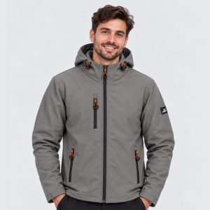 Téli softshell dzseki BWOLF GRIN ICE szürke színben